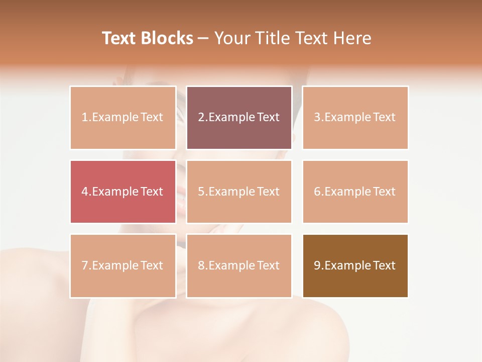 Beauty Face Female PowerPoint Template