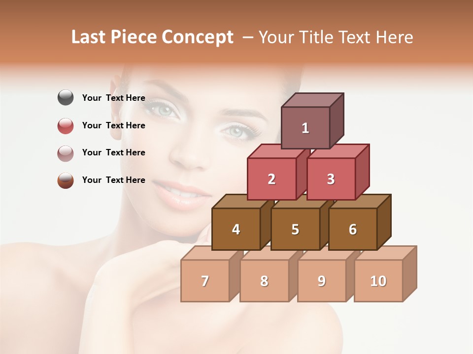 Beauty Face Female PowerPoint Template