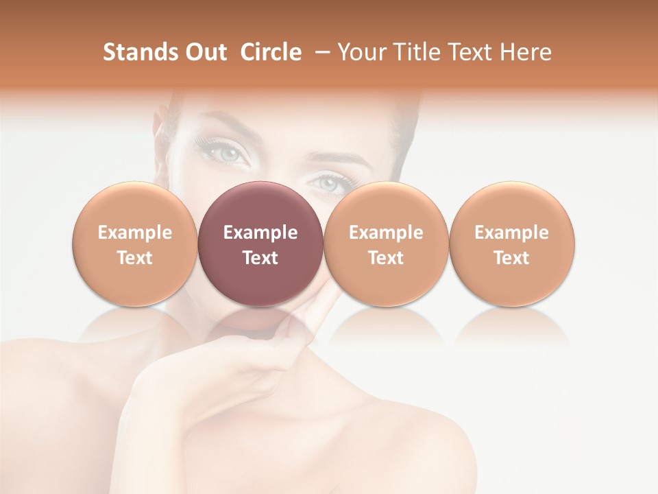 Beauty Face Female PowerPoint Template