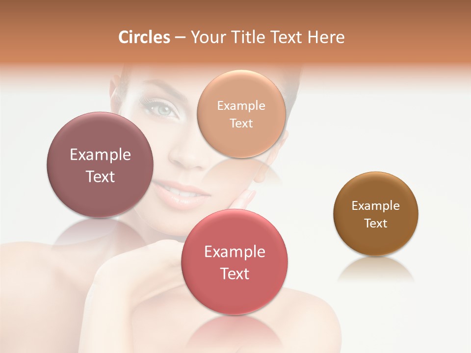 Beauty Face Female PowerPoint Template
