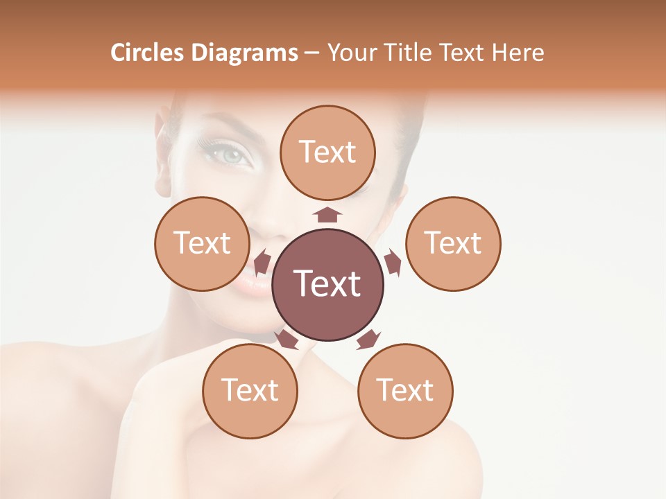 Beauty Face Female PowerPoint Template