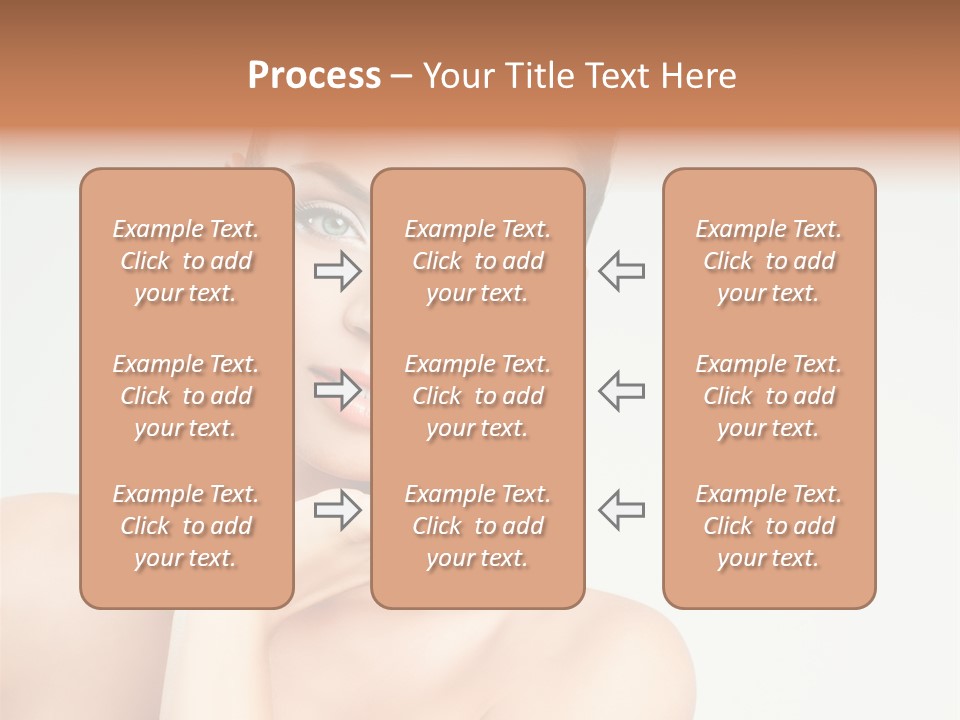 Beauty Face Female PowerPoint Template