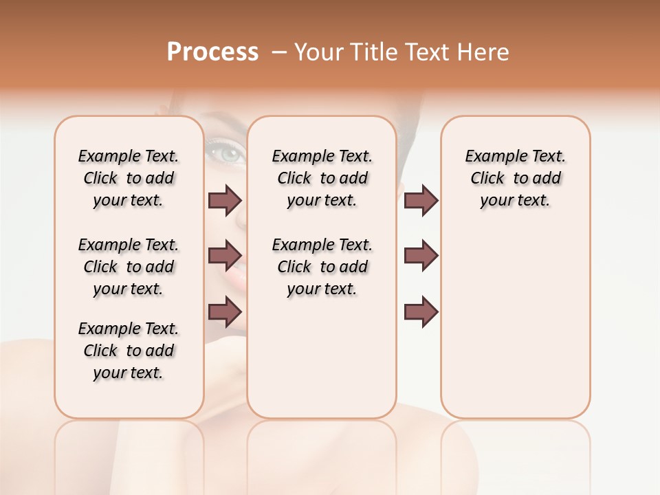 Beauty Face Female PowerPoint Template