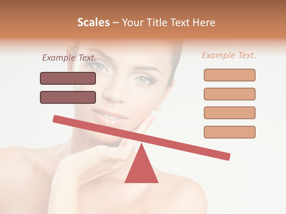 Beauty Face Female PowerPoint Template