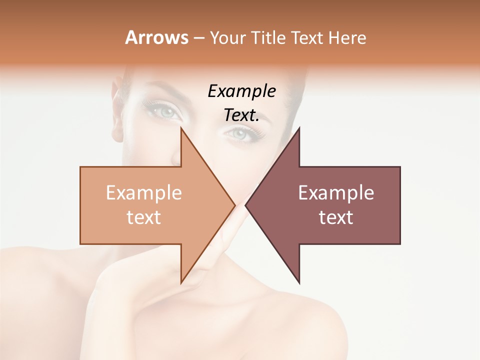 Beauty Face Female PowerPoint Template