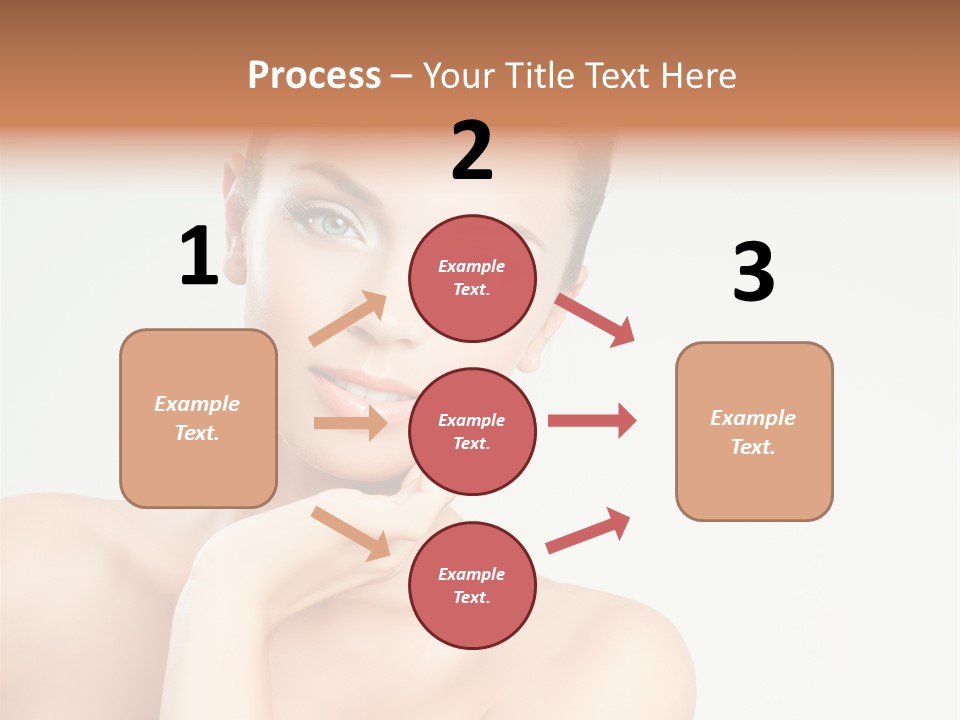 Beauty Face Female PowerPoint Template