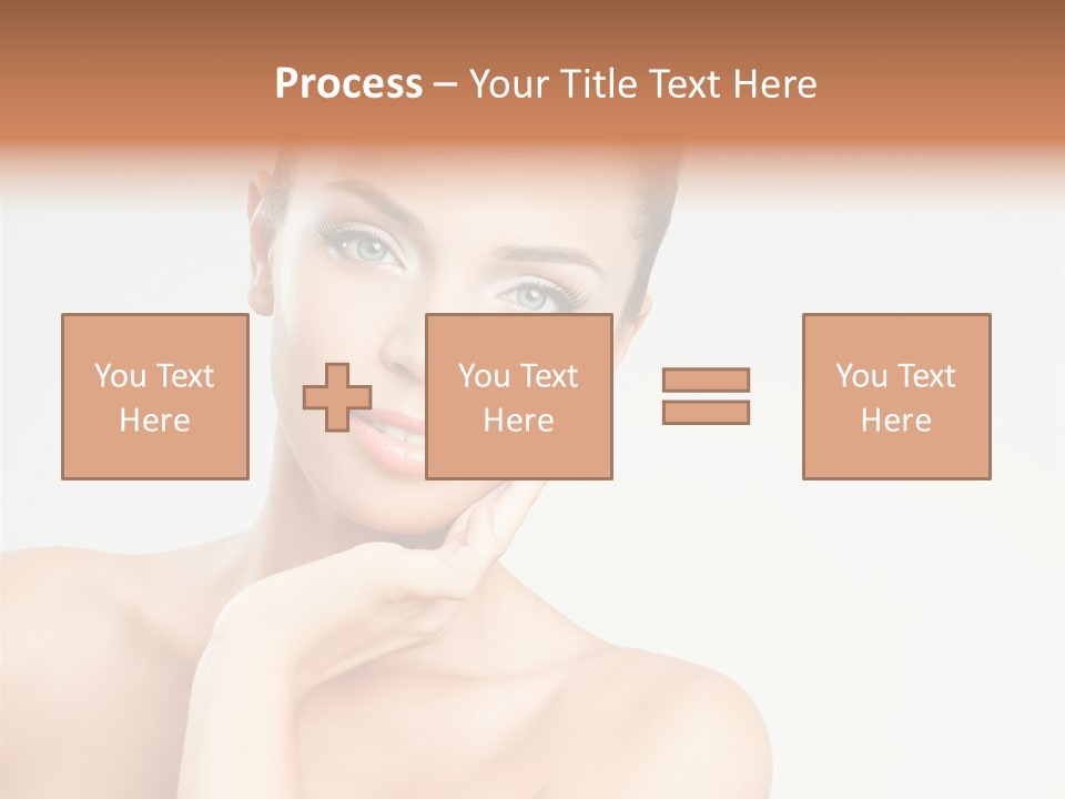 Beauty Face Female PowerPoint Template