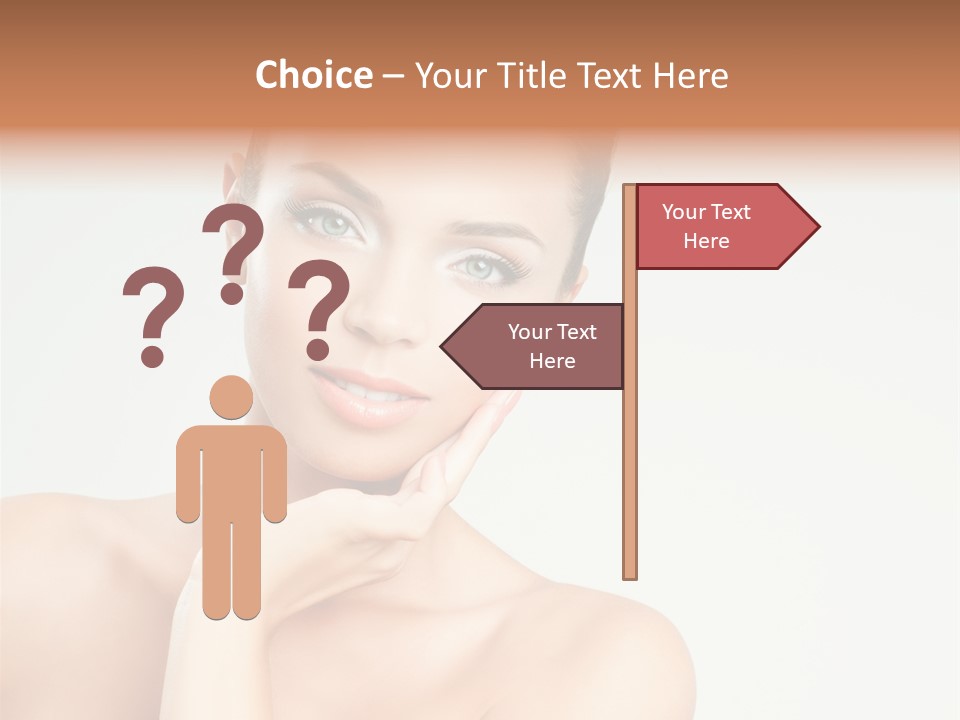 Beauty Face Female PowerPoint Template