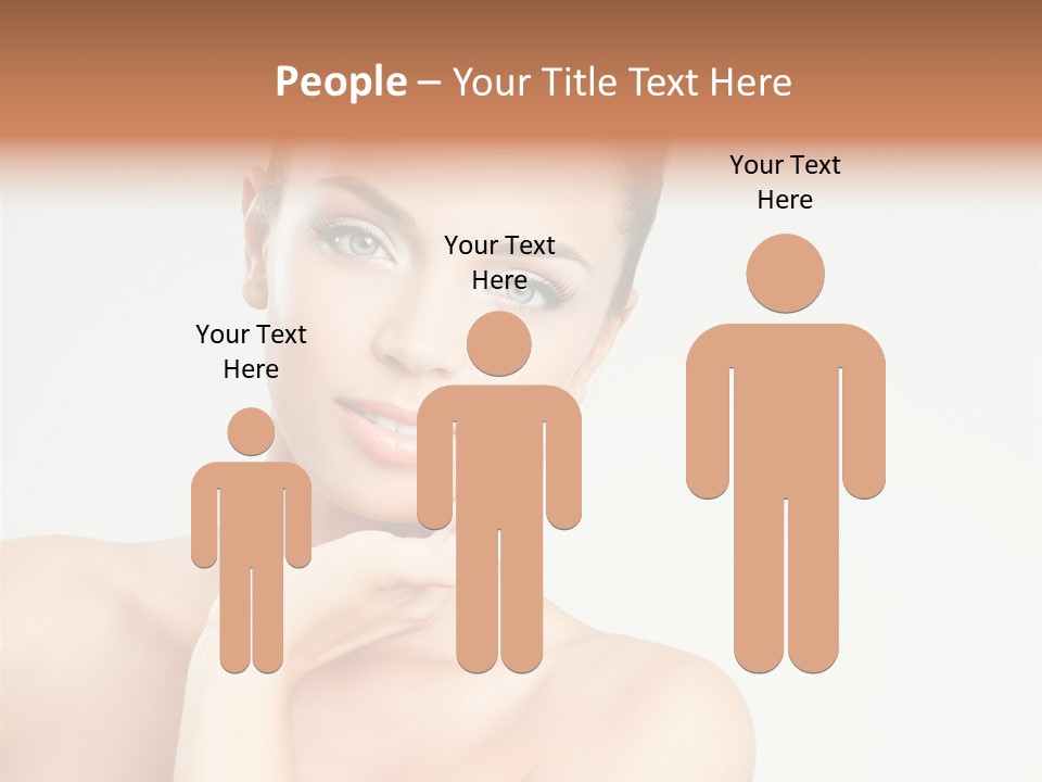 Beauty Face Female PowerPoint Template