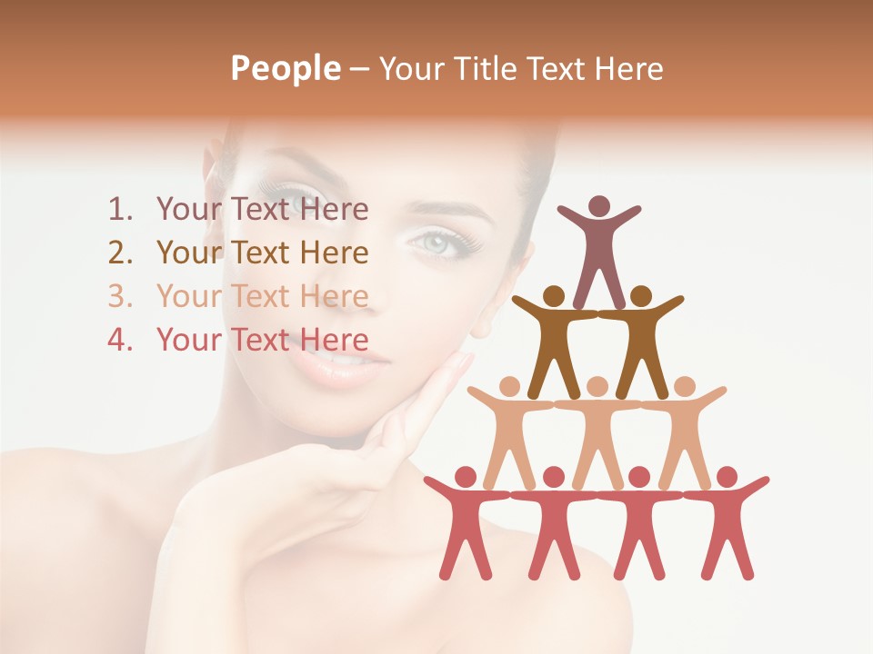 Beauty Face Female PowerPoint Template