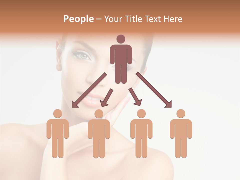 Beauty Face Female PowerPoint Template