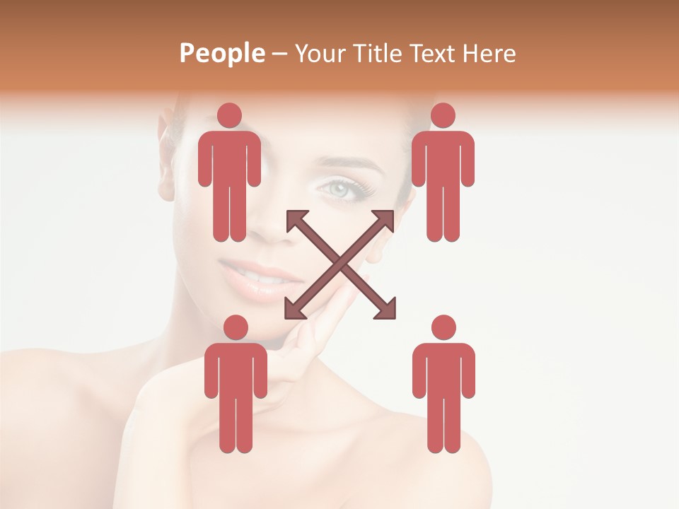 Beauty Face Female PowerPoint Template