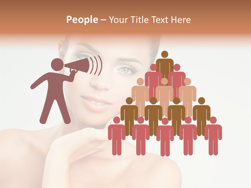 Beauty Face Female PowerPoint Template