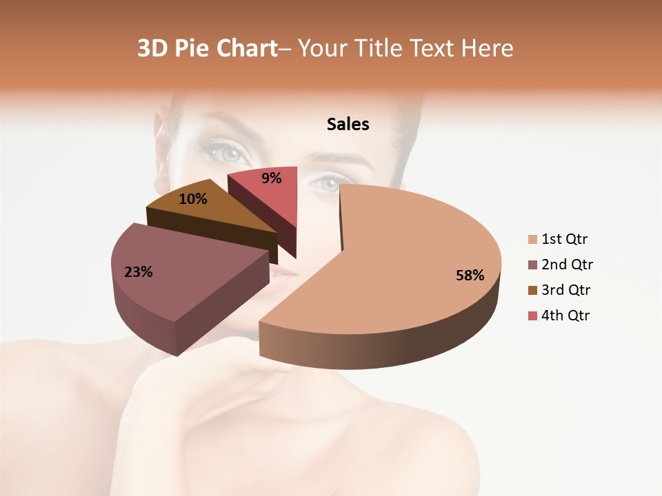 Beauty Face Female PowerPoint Template