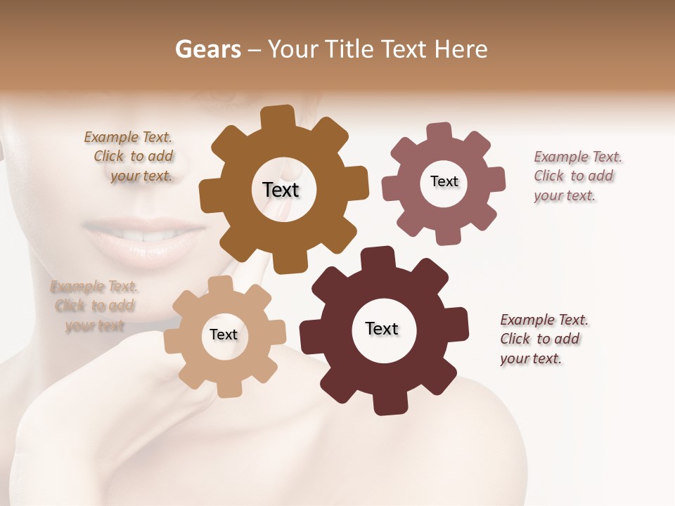 Gentle Luxury Female PowerPoint Template