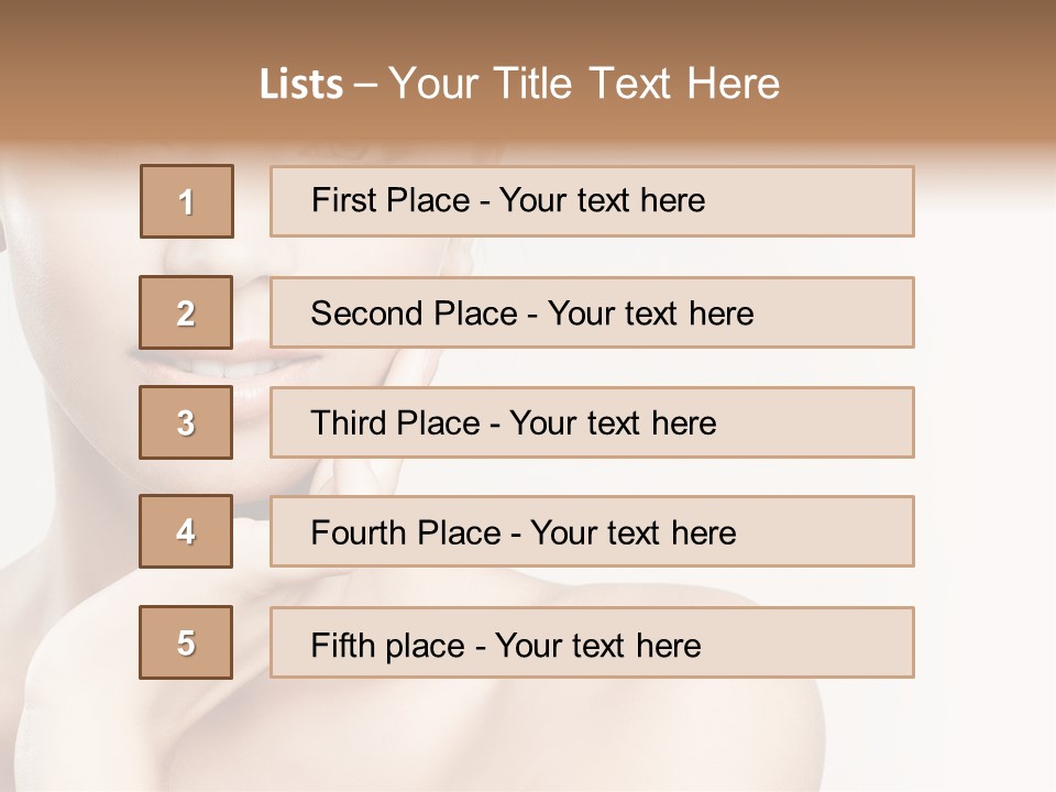 Gentle Luxury Female PowerPoint Template