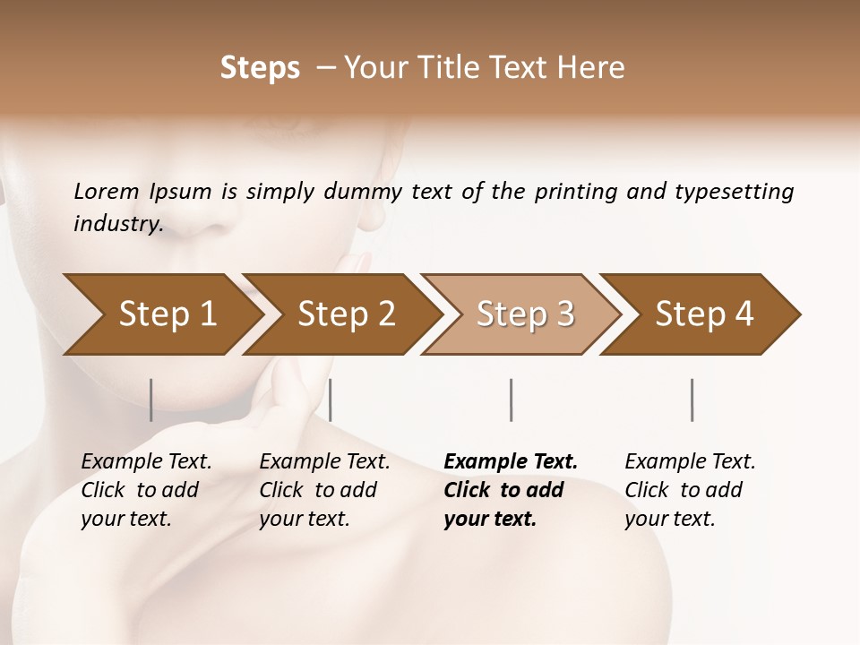 Gentle Luxury Female PowerPoint Template