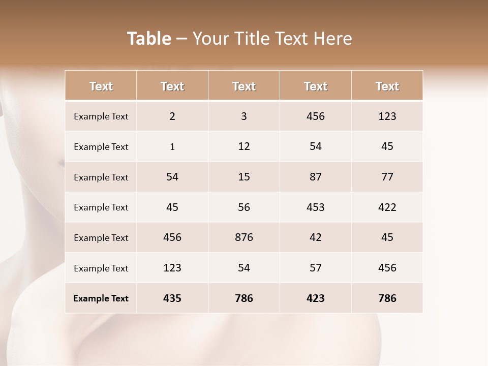 Gentle Luxury Female PowerPoint Template