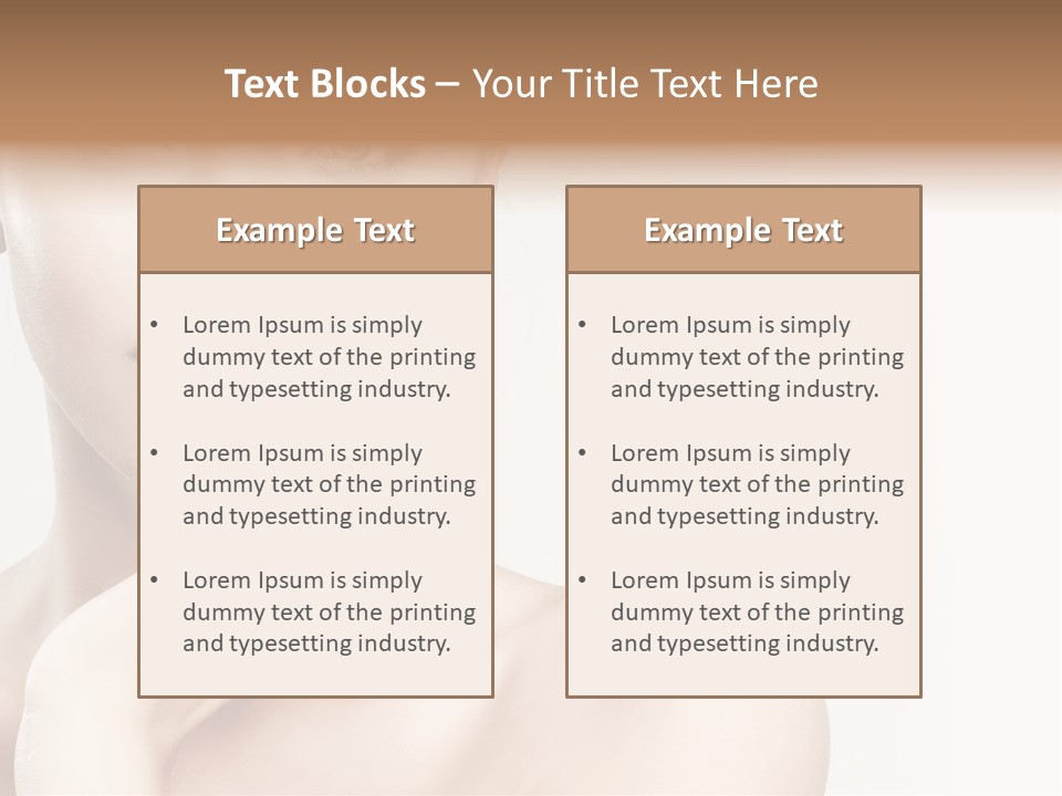 Gentle Luxury Female PowerPoint Template