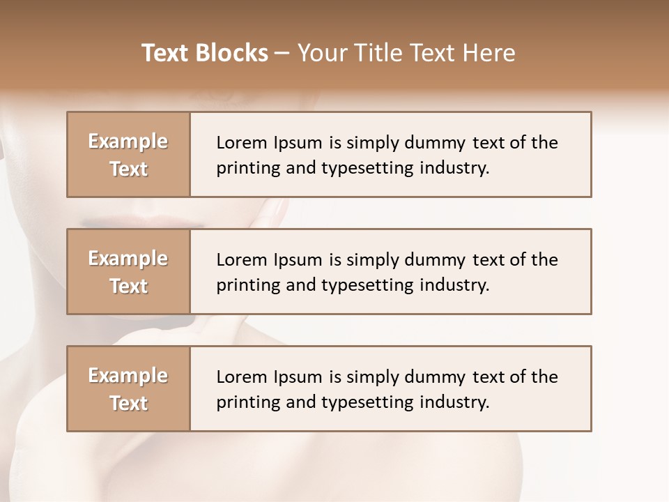 Gentle Luxury Female PowerPoint Template