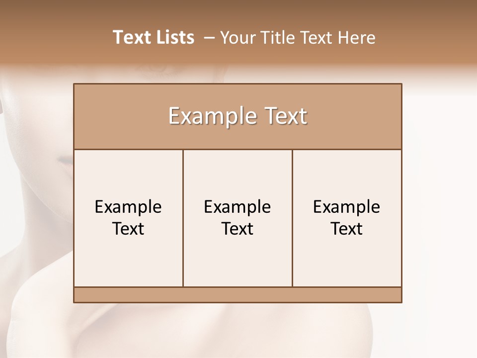 Gentle Luxury Female PowerPoint Template