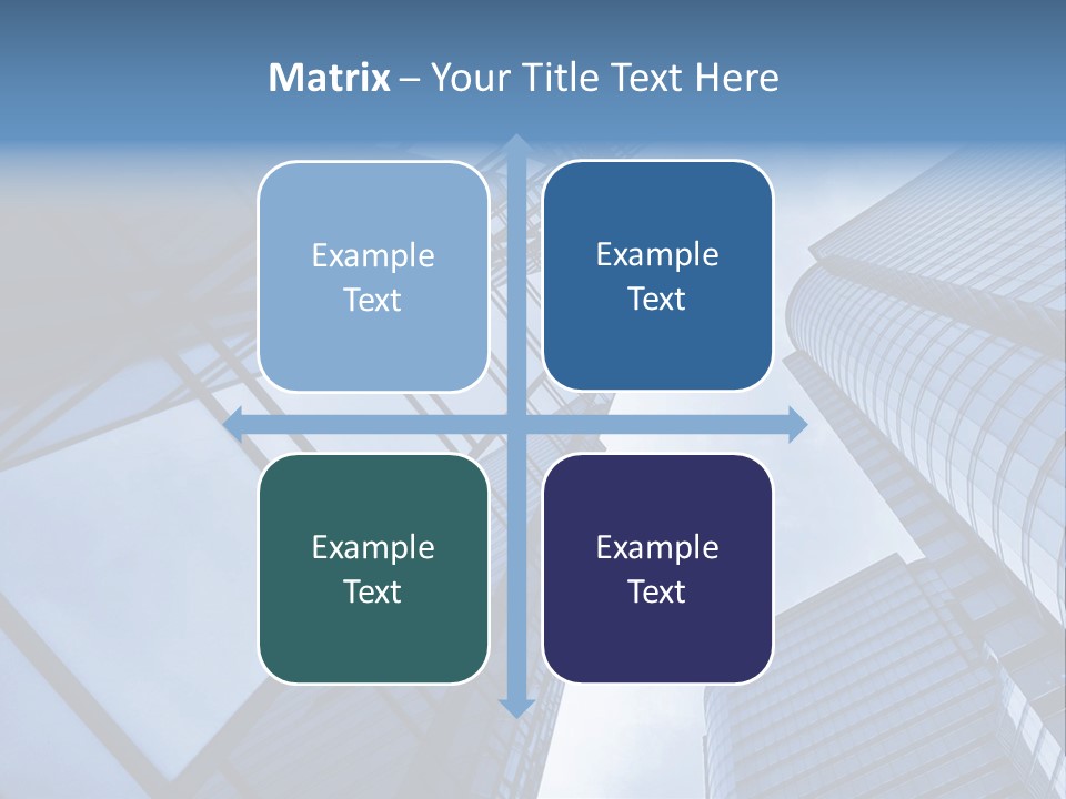 Steel Glass Background PowerPoint Template