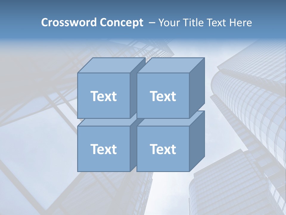 Steel Glass Background PowerPoint Template