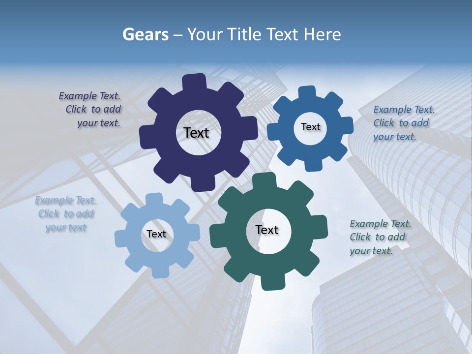 Steel Glass Background PowerPoint Template