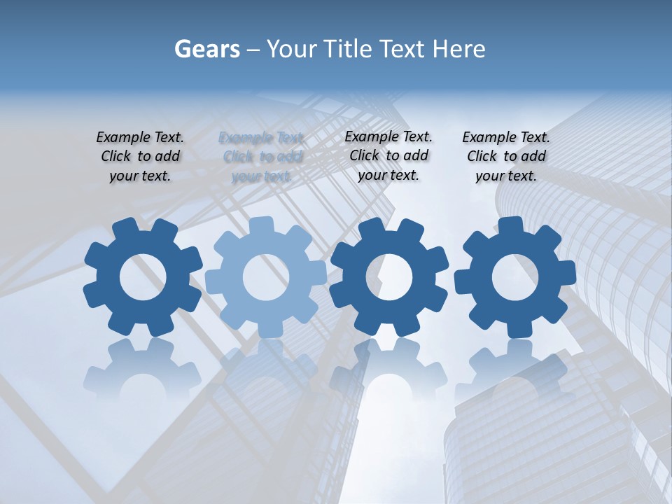 Steel Glass Background PowerPoint Template