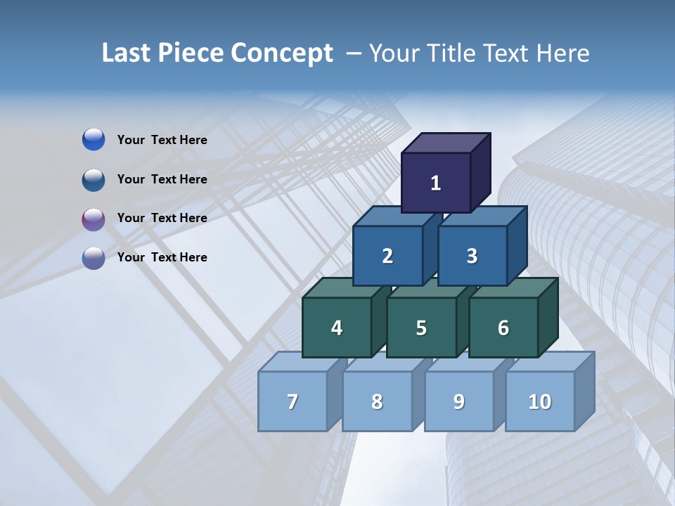 Steel Glass Background PowerPoint Template
