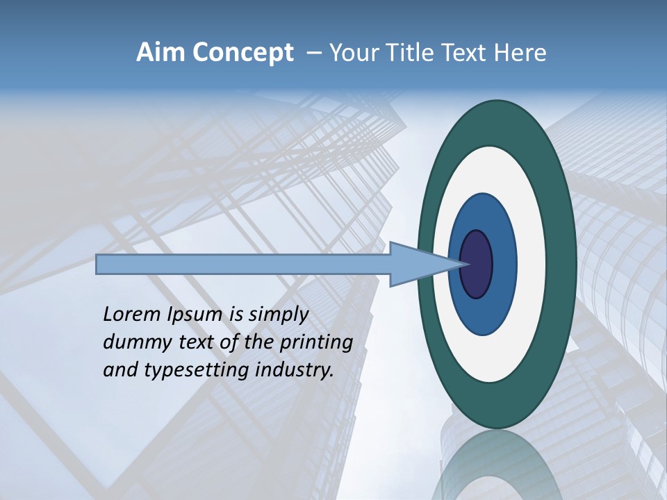 Steel Glass Background PowerPoint Template