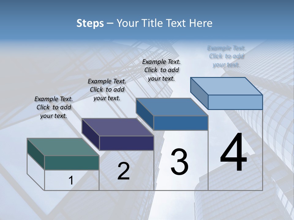 Steel Glass Background PowerPoint Template
