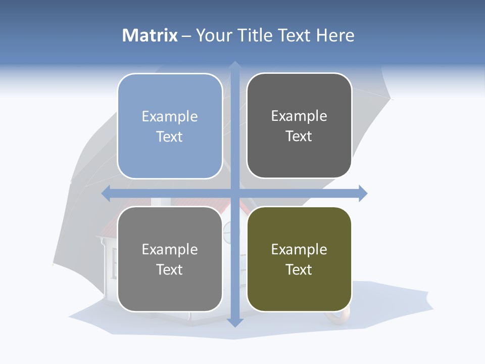 Background House Isolated PowerPoint Template