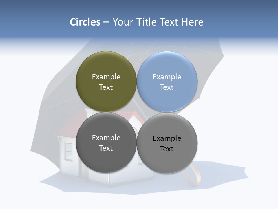 Background House Isolated PowerPoint Template