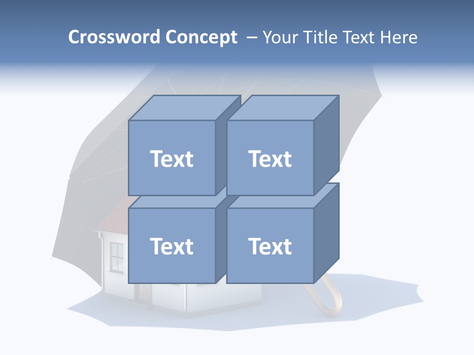 Background House Isolated PowerPoint Template