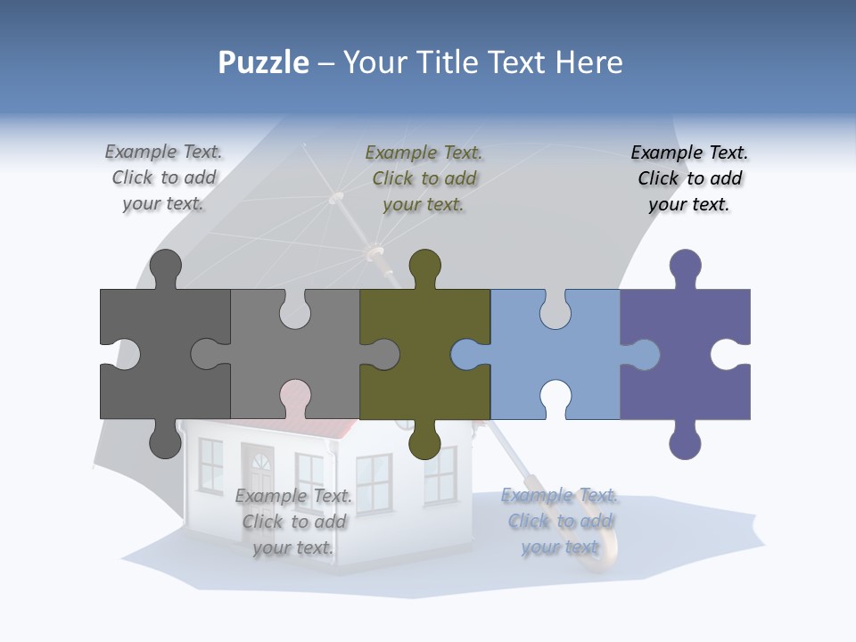 Background House Isolated PowerPoint Template