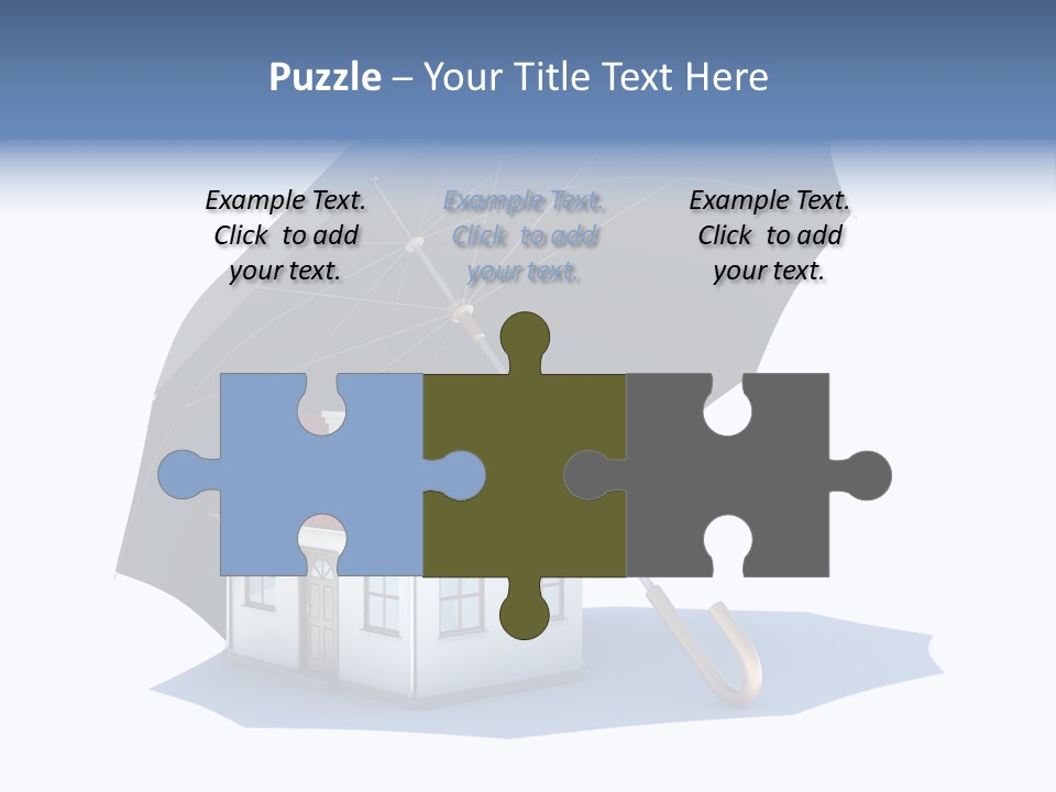 Background House Isolated PowerPoint Template