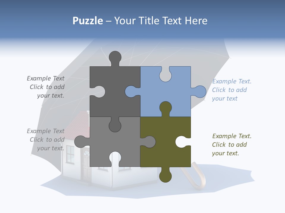 Background House Isolated PowerPoint Template