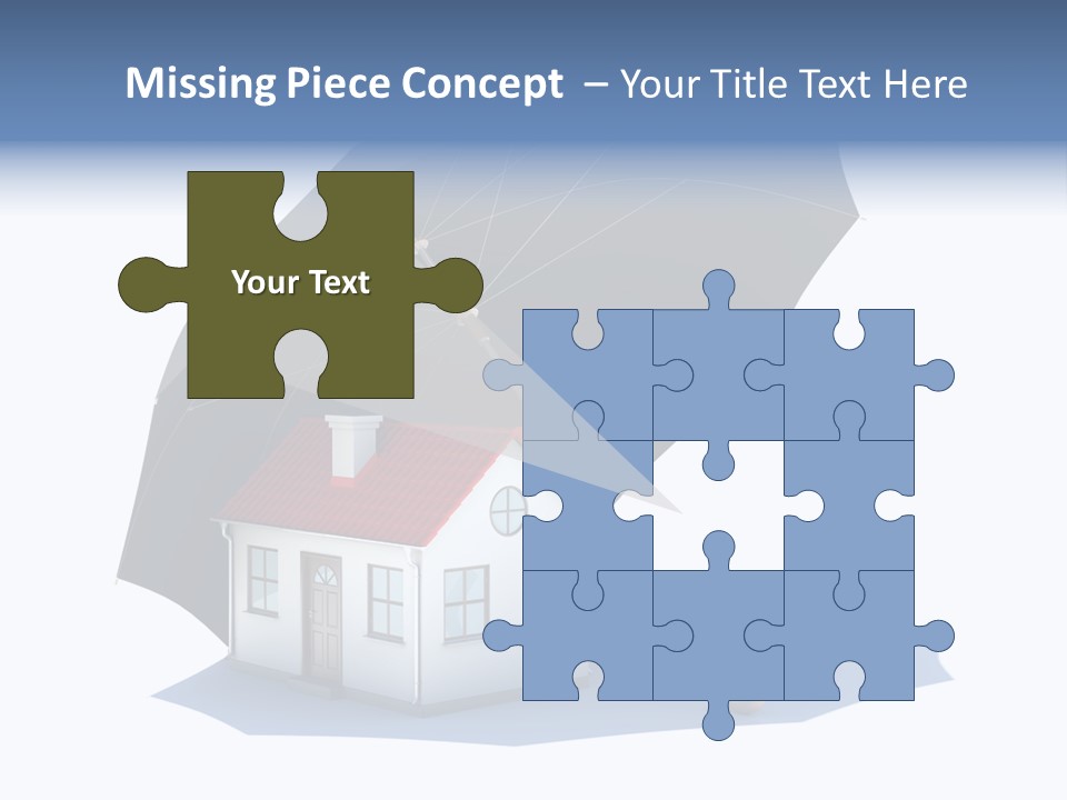 Background House Isolated PowerPoint Template