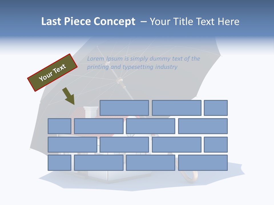 Background House Isolated PowerPoint Template