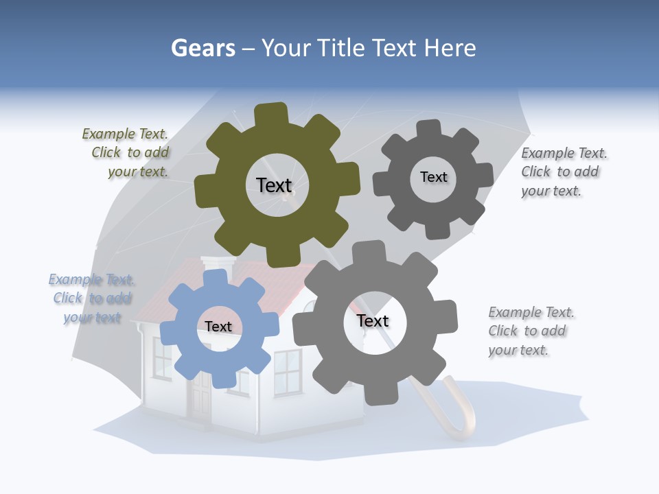 Background House Isolated PowerPoint Template
