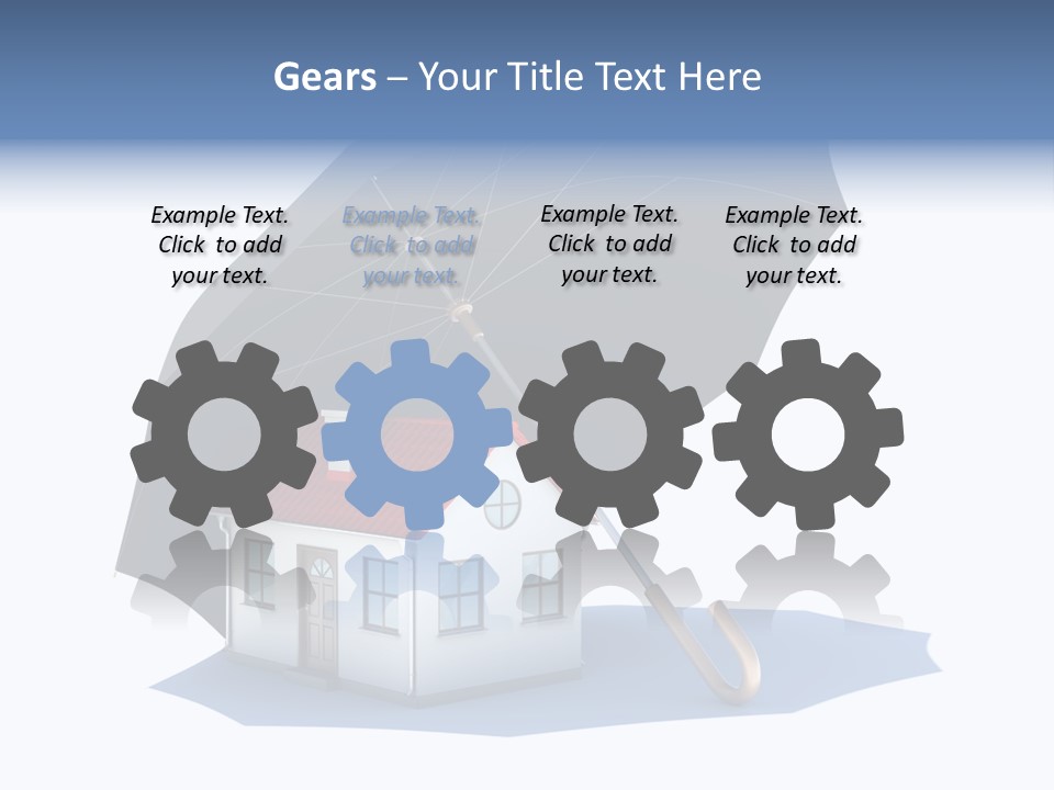 Background House Isolated PowerPoint Template