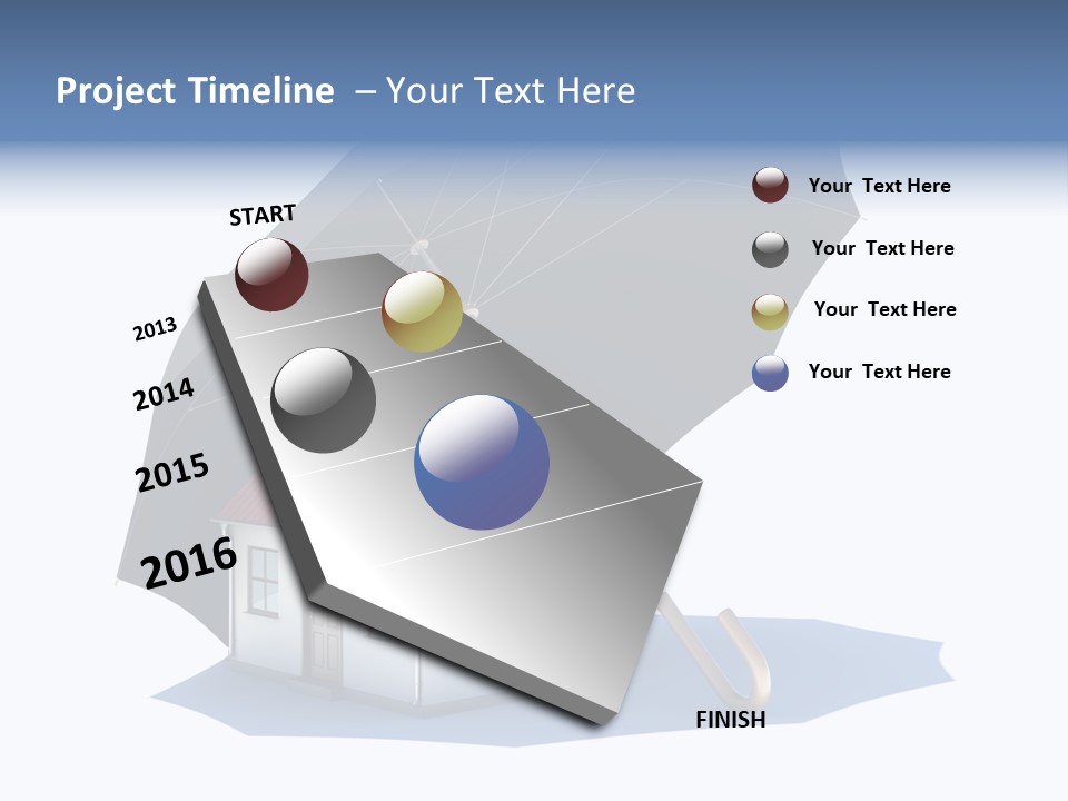 Background House Isolated PowerPoint Template
