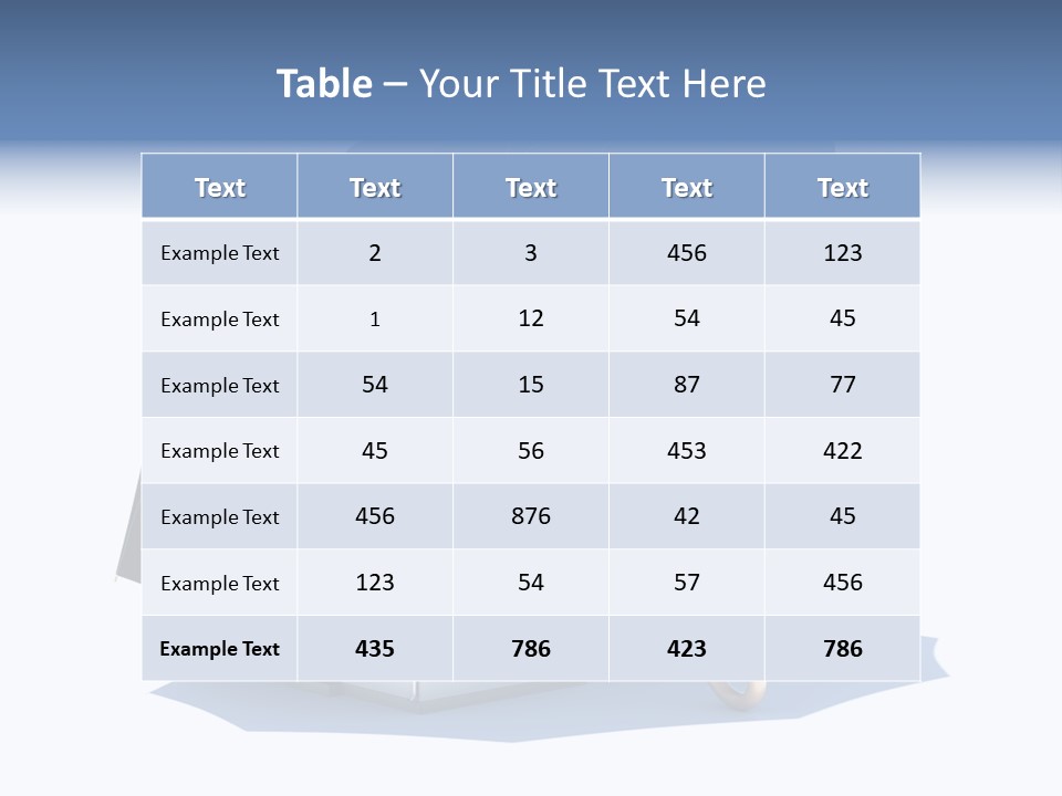 Background House Isolated PowerPoint Template