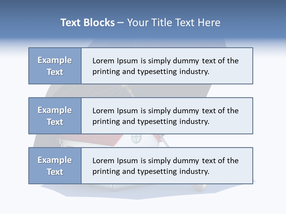 Background House Isolated PowerPoint Template