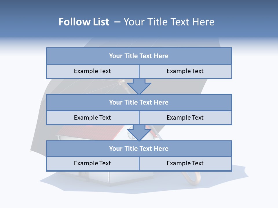 Background House Isolated PowerPoint Template