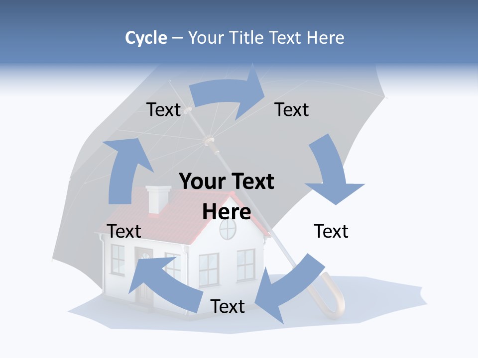 Background House Isolated PowerPoint Template