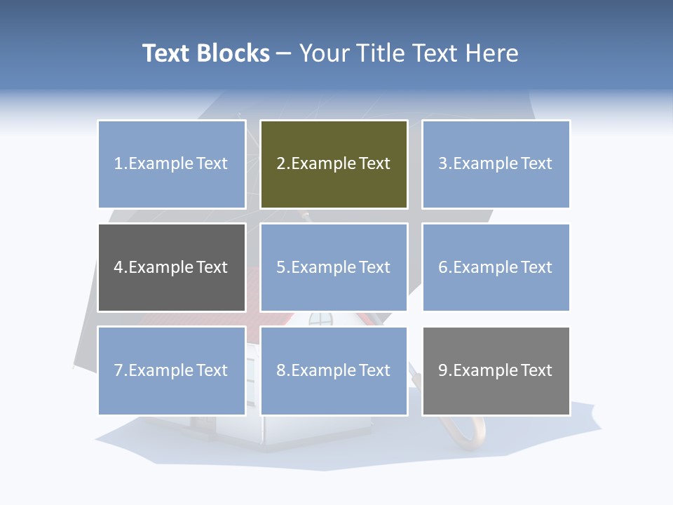 Background House Isolated PowerPoint Template