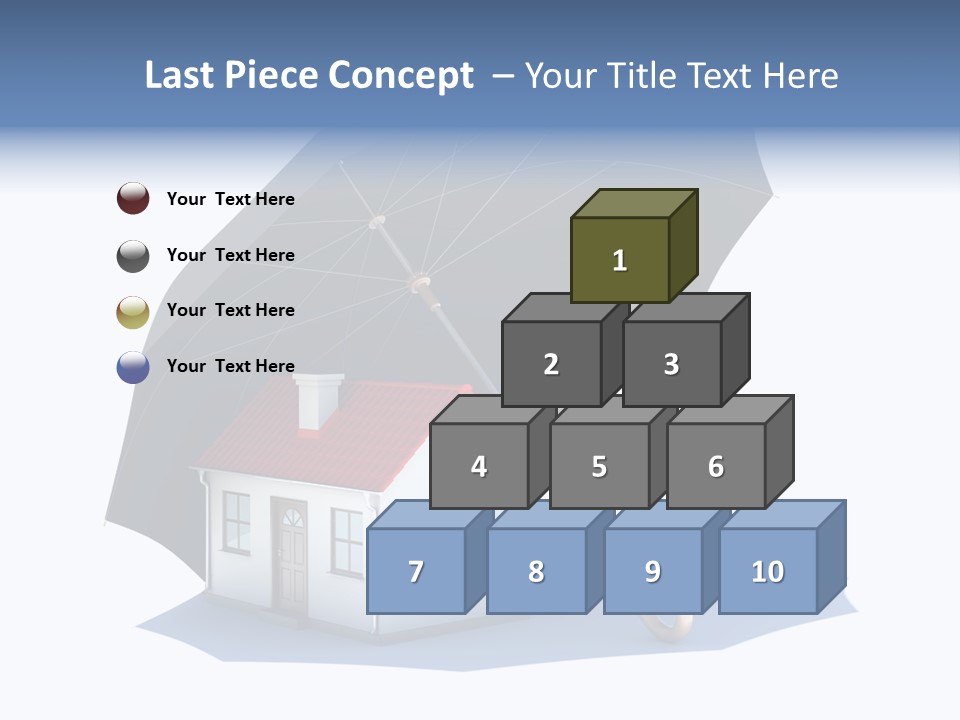 Background House Isolated PowerPoint Template