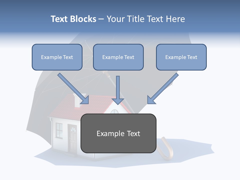 Background House Isolated PowerPoint Template